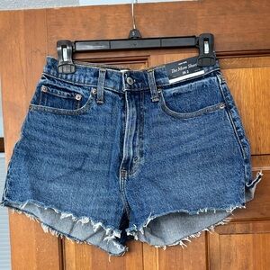 Abercrombie & Fitch Blue Denim High Rise Shorts